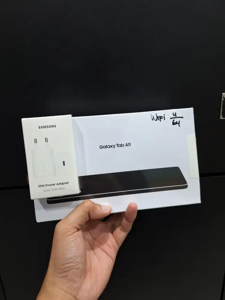 Promo samsung Tab A11 4/64 wifi baru gratis adapter 25w