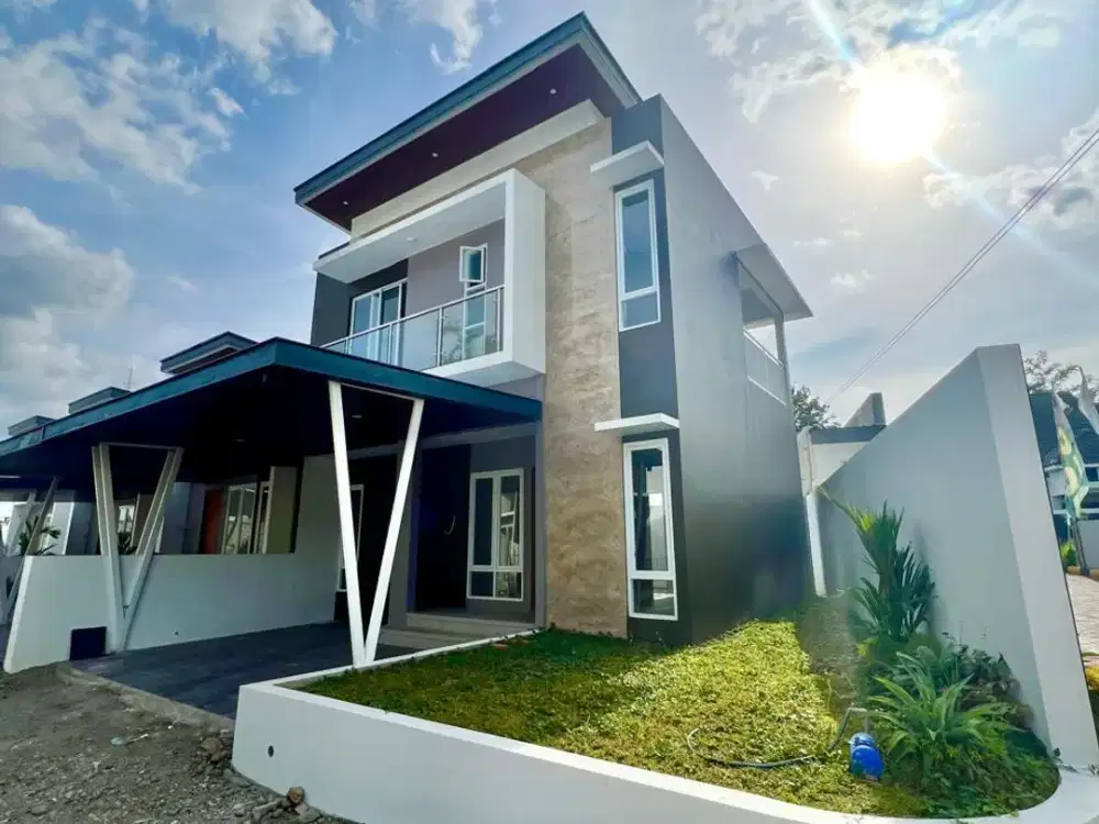 Dijual Rumah Baru Pesan Bangun Minimalis Modern Dalam Perumahan One Ga