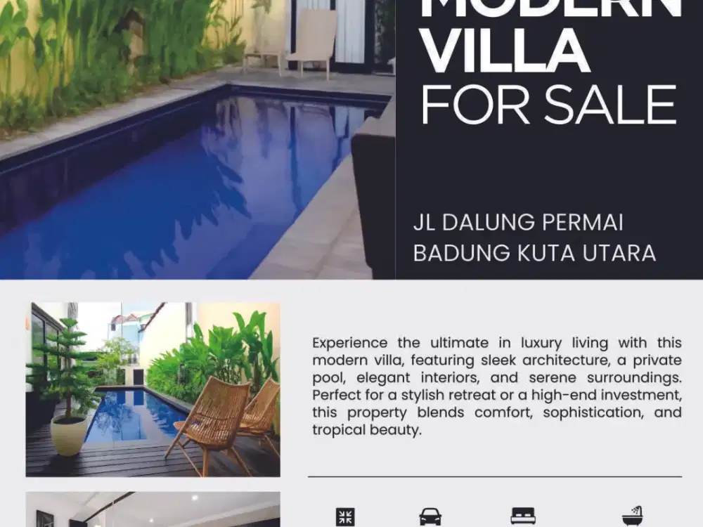 Dijual villa 2 lantai Bagus & sangat terawat  Jl dalung permai Badung