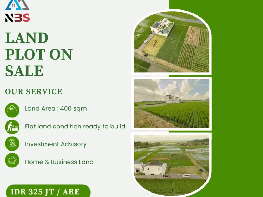 DIJUAL TANAH LOKASI KERAMBITAN TABANAN COCOK UNTUK VILLA DEKAT PANTAI