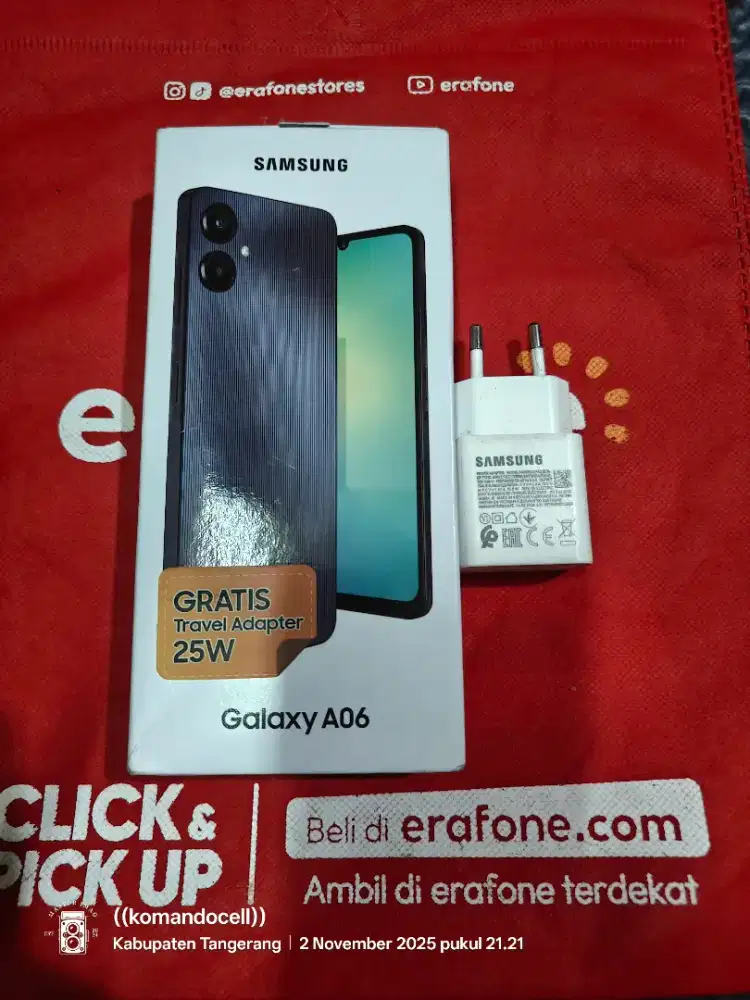 Samsung a06 ram4/128gb