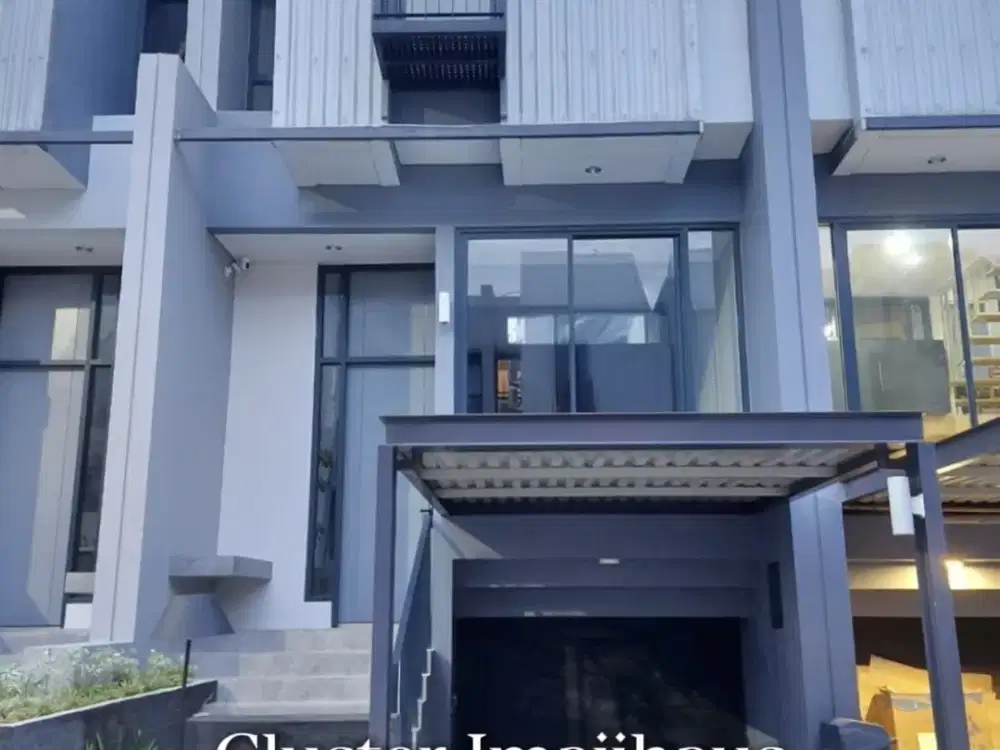 Dijual Rumah Full Furnished 3 Lantai Cluster Imajihaus Greenwich BSD