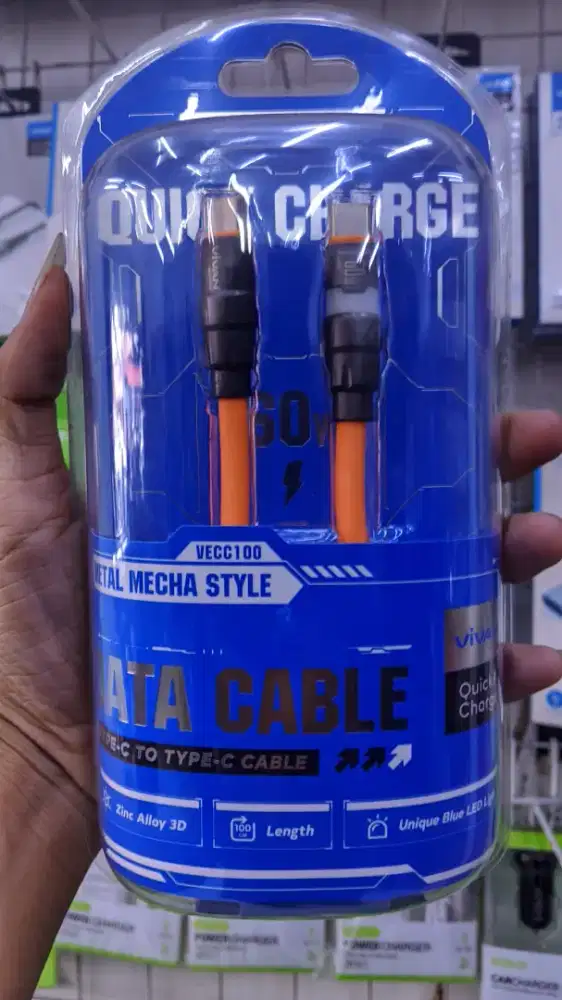 KABEL DATA TYPE-C TO TYPE-C VIVAN