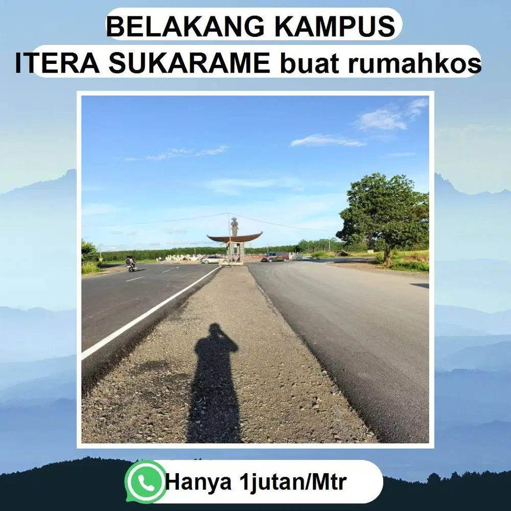 TANAH STRATEGISA DI SUKARAME BANDAR LAMPUNG DEKAT 2 KAMPUS