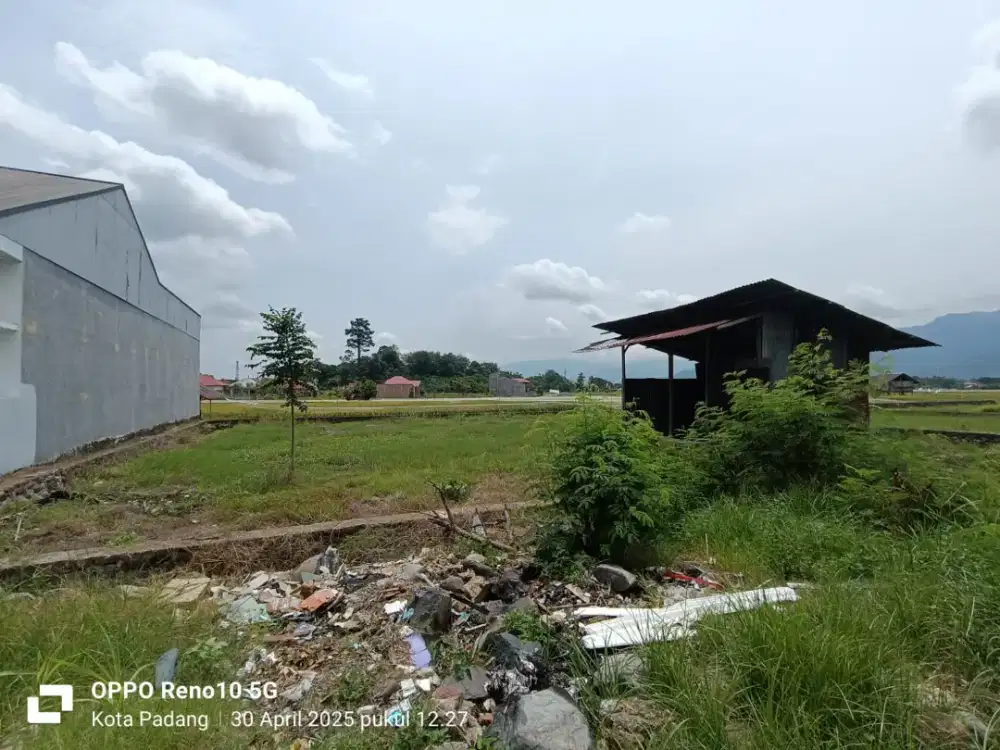 Jual tanah luas 600. - per meter 1,6jt SHM