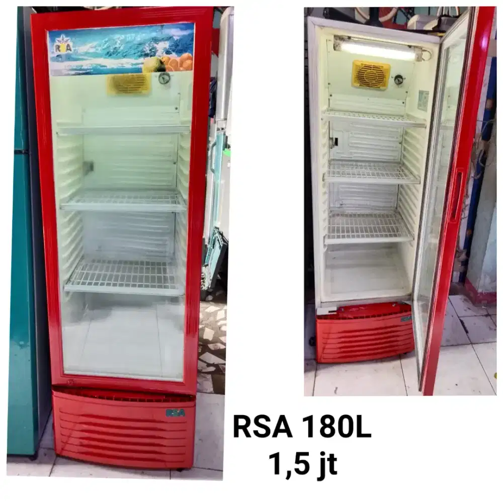 showcase RSA Harga baru rsa 180L msih 3jt
