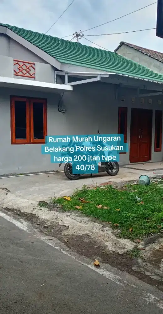 Rumah Murah Ungaran Belakang Polres