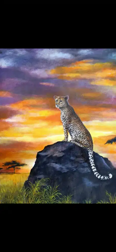 Lukisan CANVAS CAT MINYAK