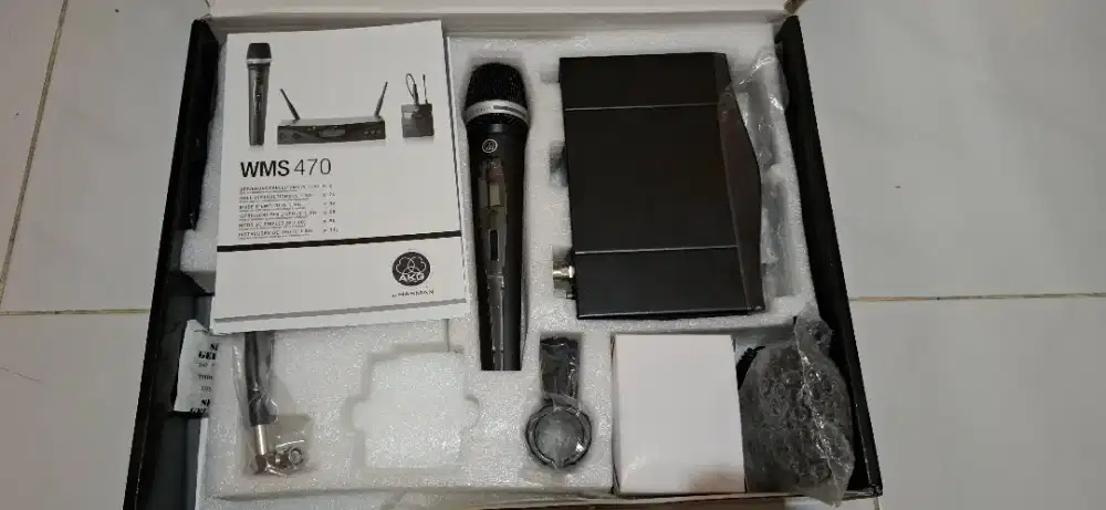 Mic wireless Condenser AKG WMS 470 C5 ORIGINAL for Proffesional Singer