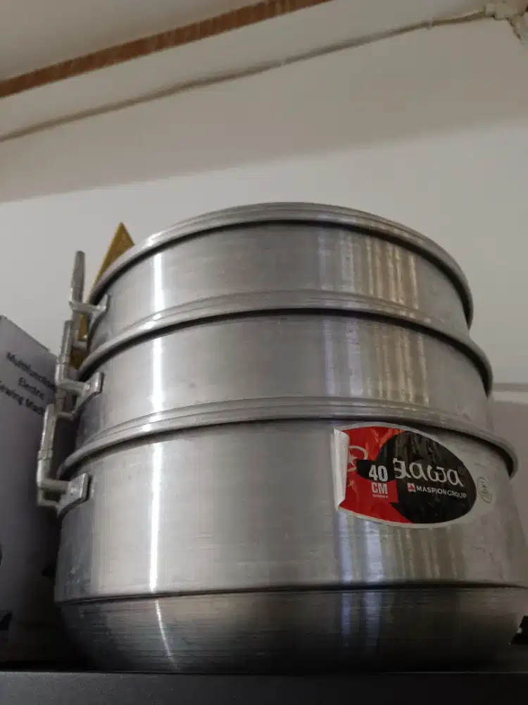 Dandang Langseng 3 Susun Maspion (Jawa) – Diameter 40 cm