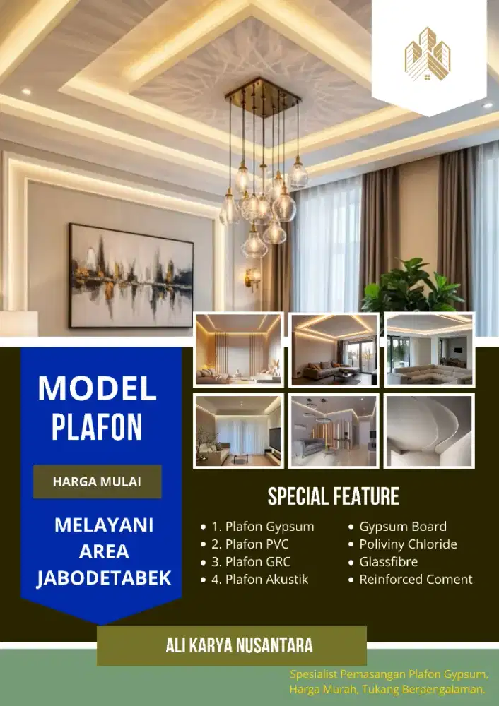 Tukang Gypsum - Harga Per Meter Plush Matrial
