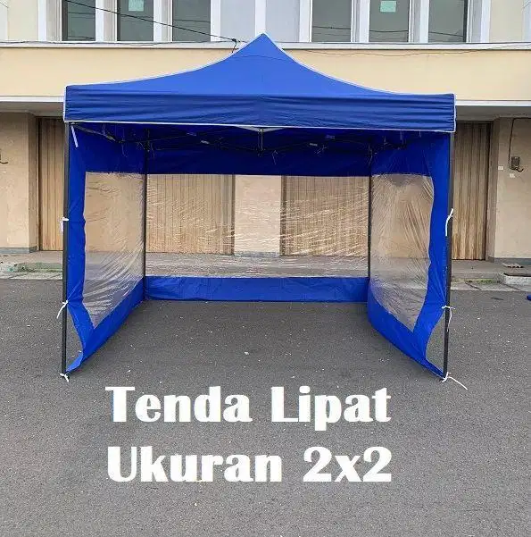 Tenda 2x2 premium dinding 3 sisi