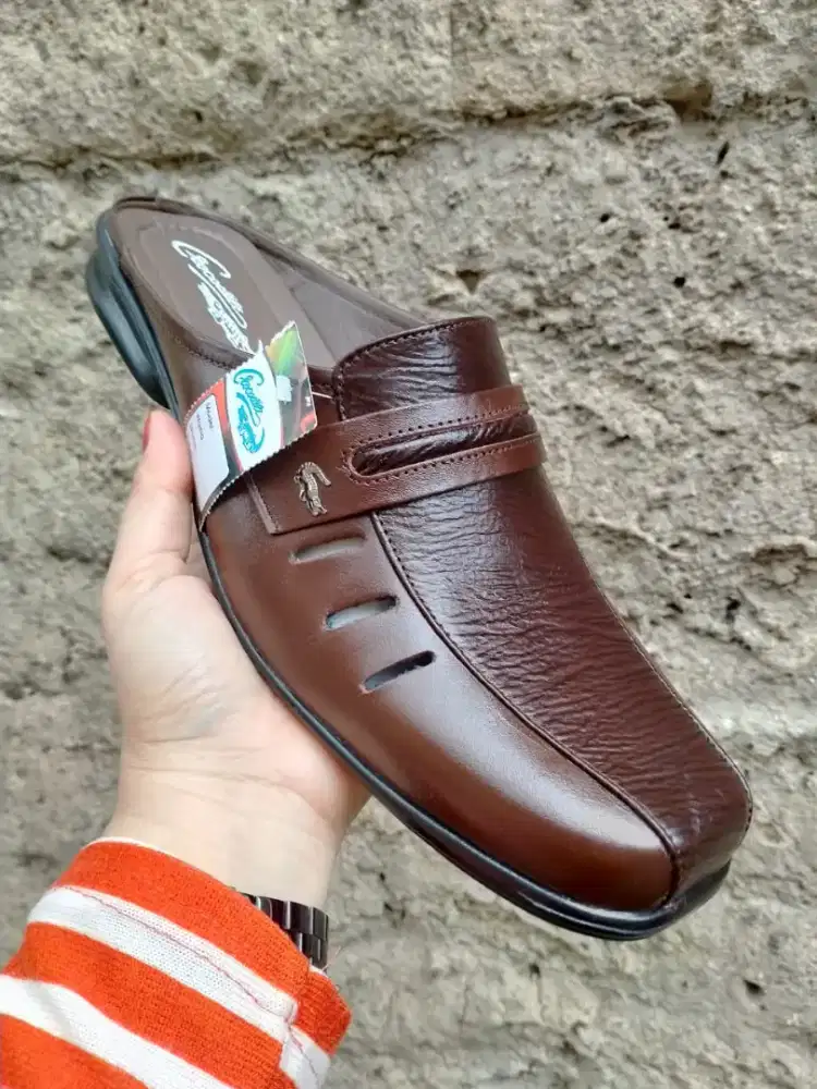 Sendal Tutong Pria Kulit