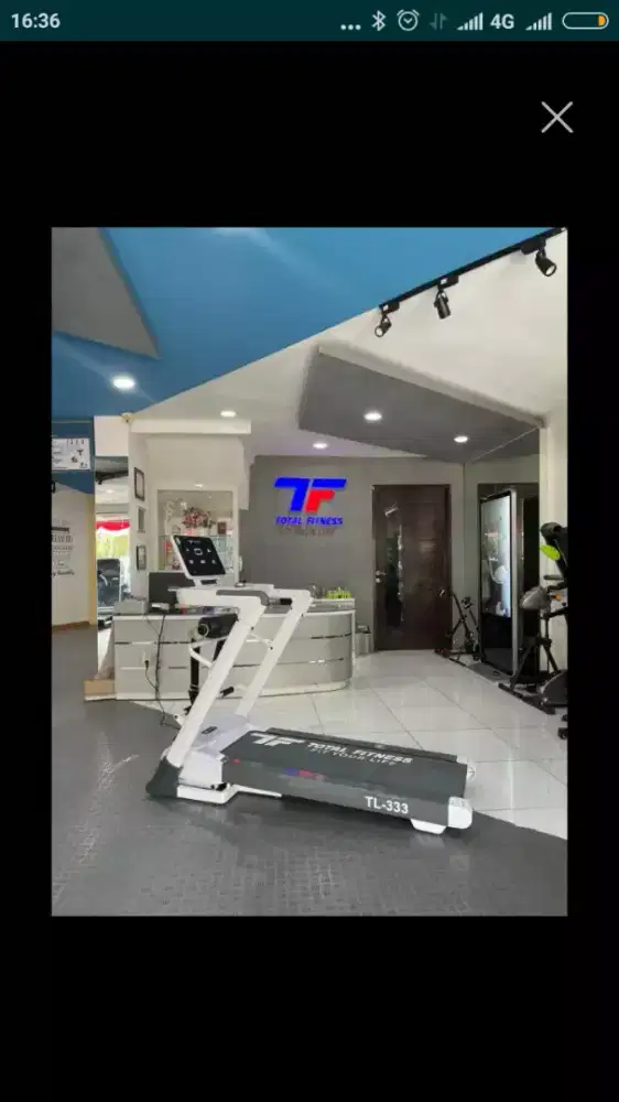 Treadmill elektrik tl 333 total fitness