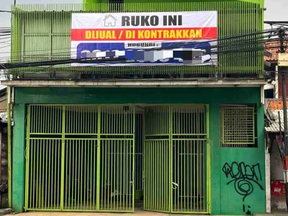 DISEWAKAN RUKO STRATEGIS PINGGIR JALAN RAYA BOGOR