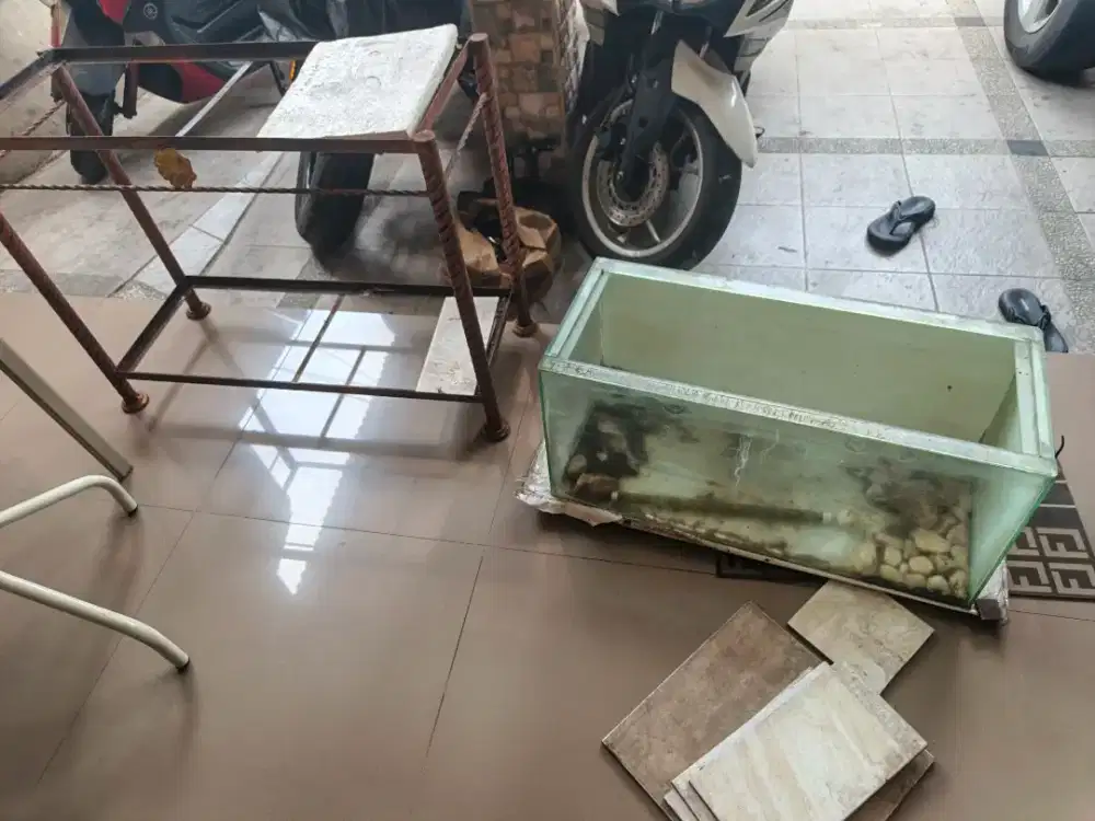 Akuarium dan rak