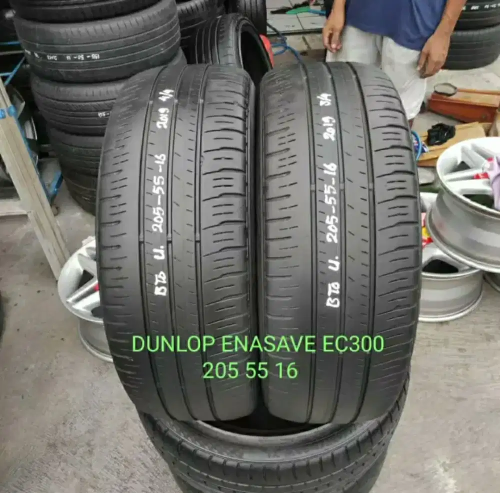2 pcs ban second DUNLOP ENASAVE EC300 205_55_16 (2019)
