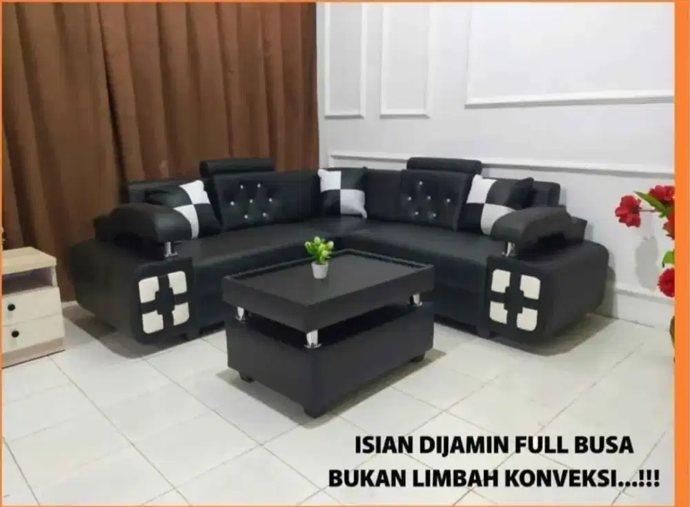 Sofa L sudut minimalis