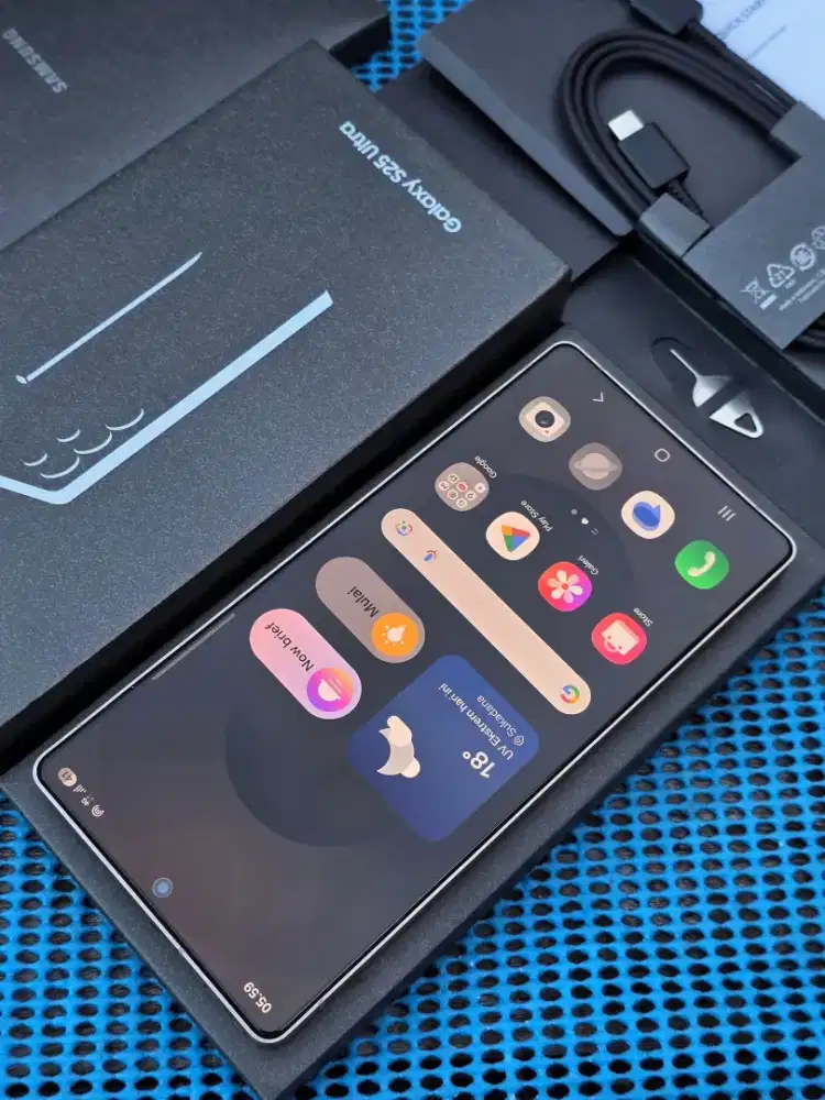 Hp Samsung Galaxy s25 ultra ram12/512gb lengkap orijinal