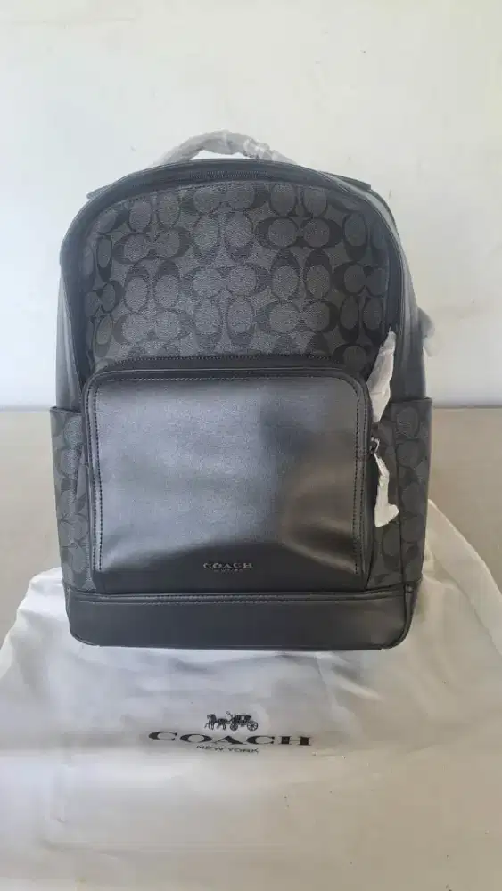 Coach Leather Backpack