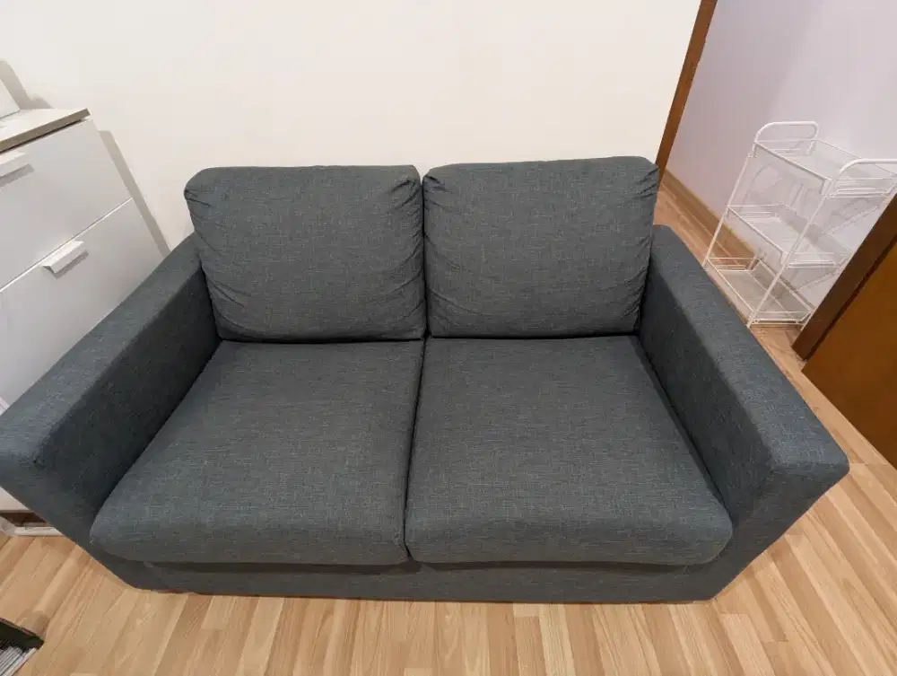 Sofa 2 Seat Warna Biru Navy