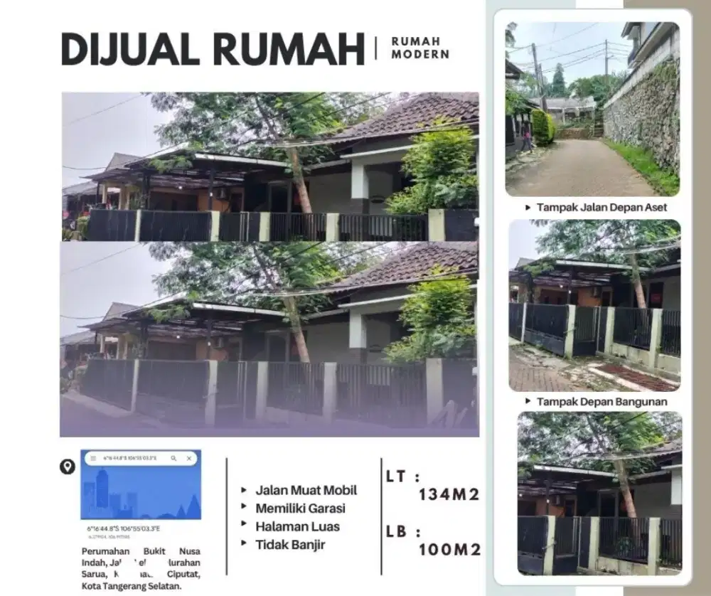 Dijual Rumah Bukit Nusa Indah