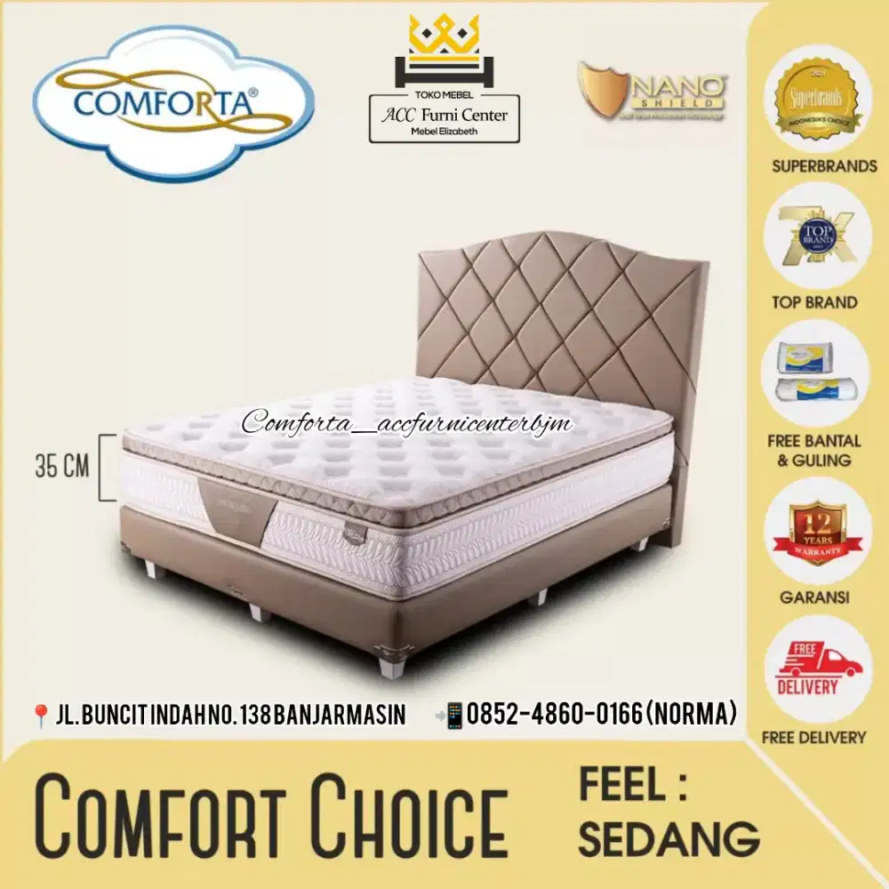 Comforta Kasur No. 1 Pilihan Keluarga Indonesia