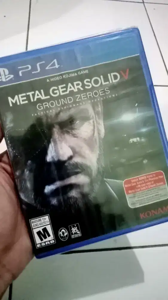 Dijual! 
Kaset Game BD Ps4 Metal gear solid V ground zeroes