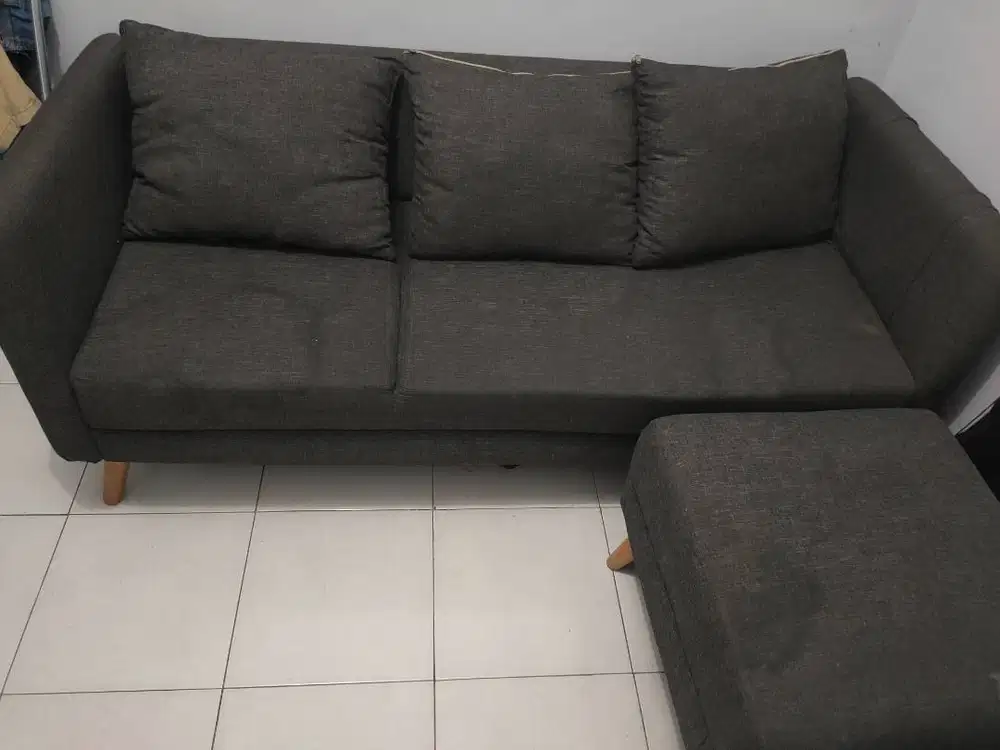 SOFA RETRO 3 SEATER MINIMALIS