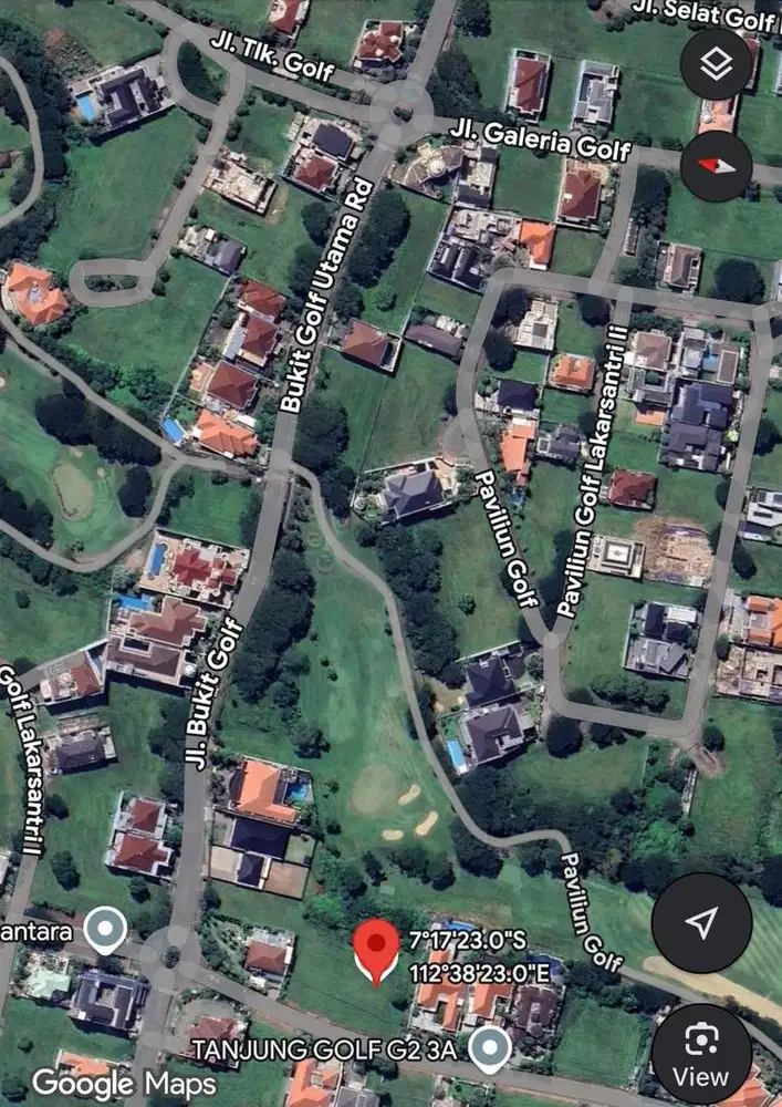 23JT/M2! DIJUAL KAVLING TANAH GOLF VIEW CITRALAND TANJUNG GOLF LANGKA