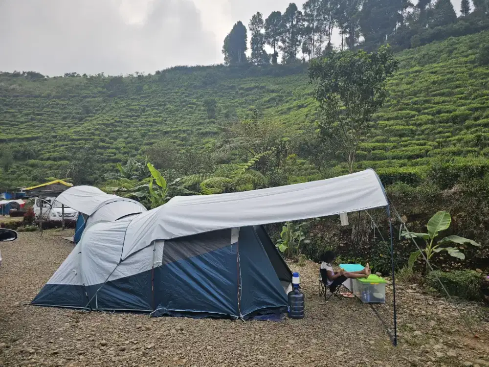 Tenda Quechua Arpenaz 4.1 FB & Awning Quechua Arpenaz