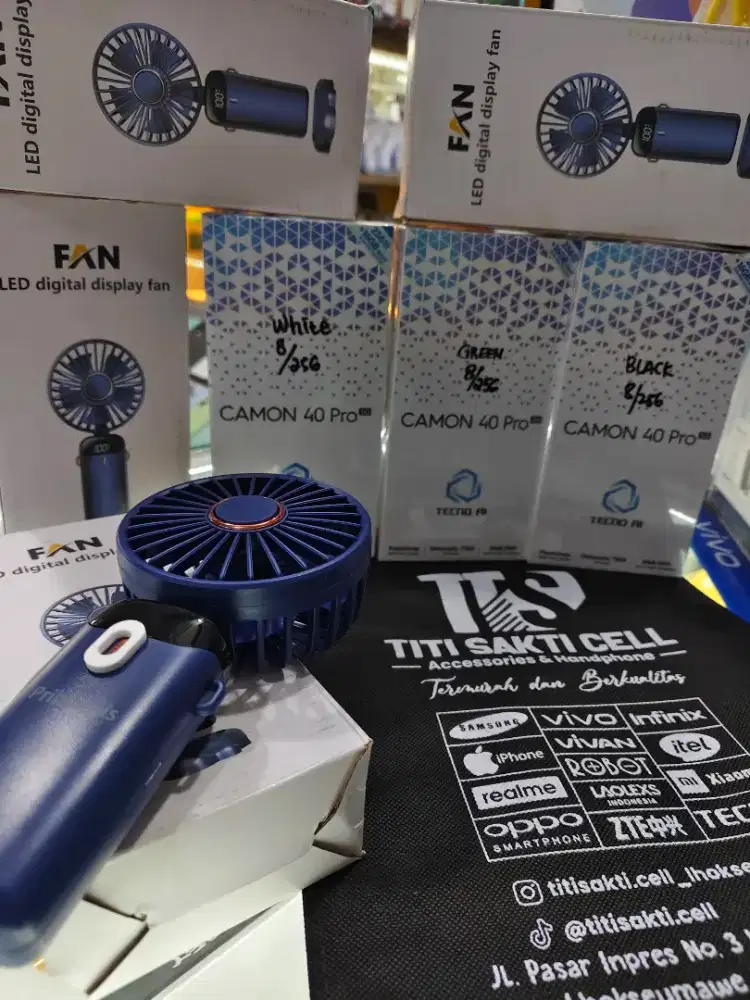 Tecno camon 40 pro 8/256 free kipas 5000mah