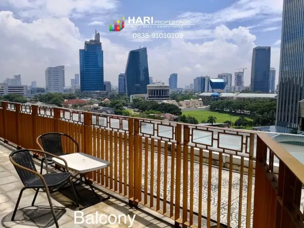 FOR RENT Apartment Bellagio Mansion Mega Kuningan 3BR Beside Ritz Carlton - Private Lift Furnished Close to One Satrio LRT MRT Busway