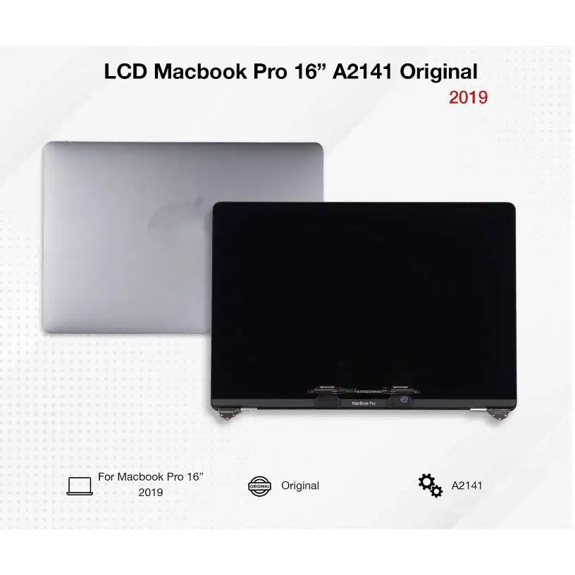 LCD LED NEW A2141 Grey Gray Macbook Pro 2019 16 Touchbar Full Assembl