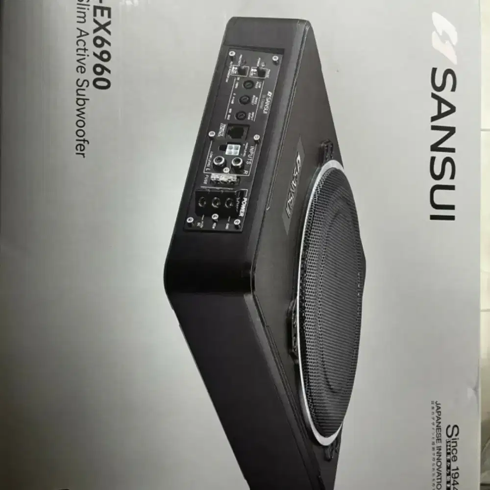 Ples pasang Subwoofer kolong sansui + pasang