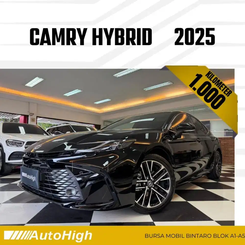 DP10% [Km1.000] Camry HEV Hybrid 2025 Black Reg 2024 #AUTOHIGH