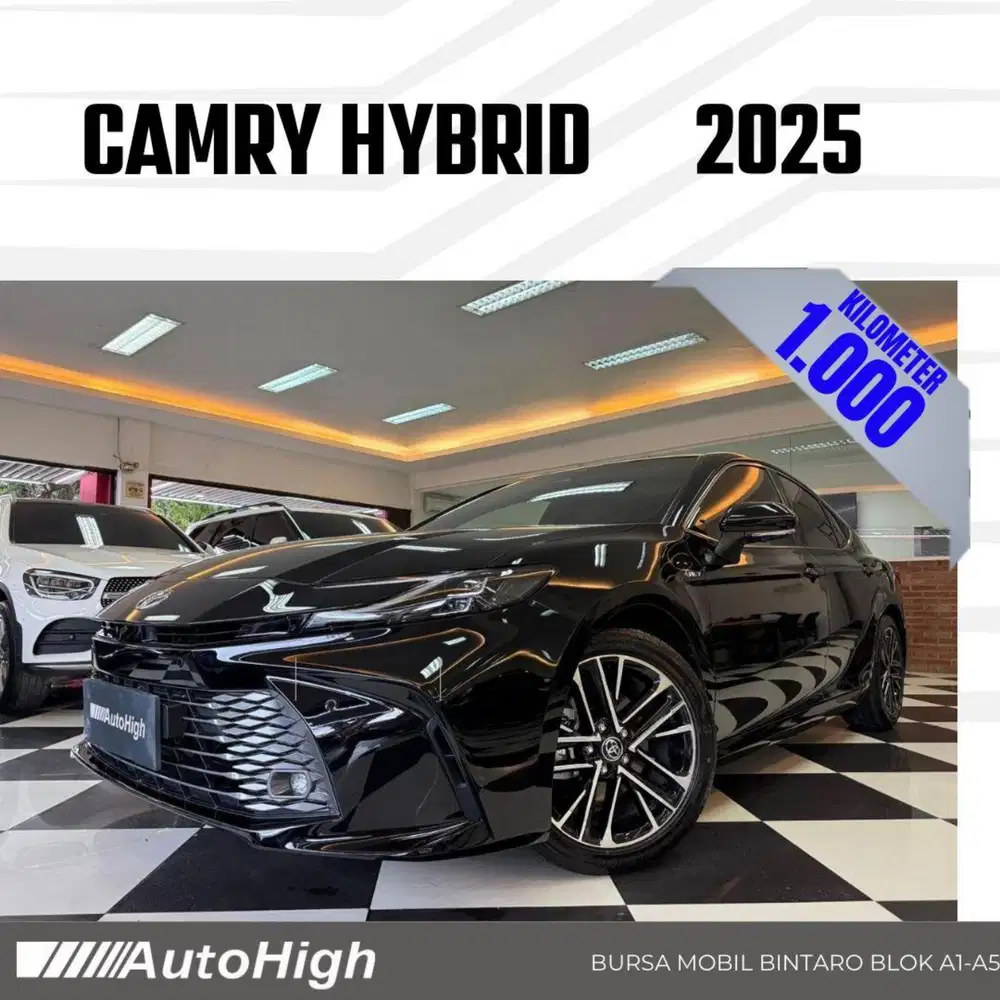 DP10% [Km1.000] Camry HEV Hybrid 2025 Black Reg 2024 #AUTOHIGH