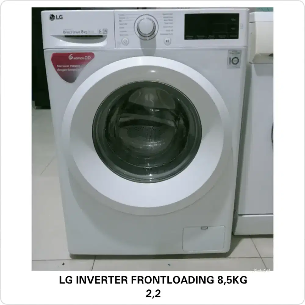 Mesin cuci Front Loading LG INVERTER
