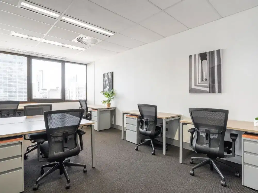 Akses satu harga ke ruang kantor profesional untuk 5 orang di HQ Biliton