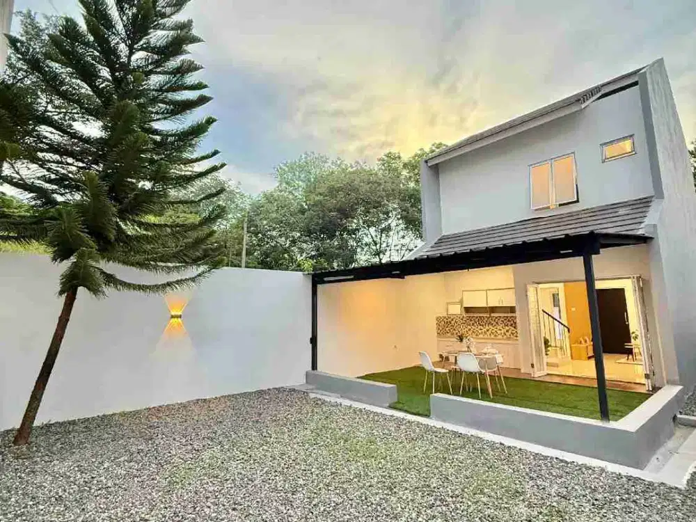 Rumah 2 Lantai SHM Luas 181m 3 Kamar 2 Mobil Furnish Bukit Golf Riverside Cibubur Bogor