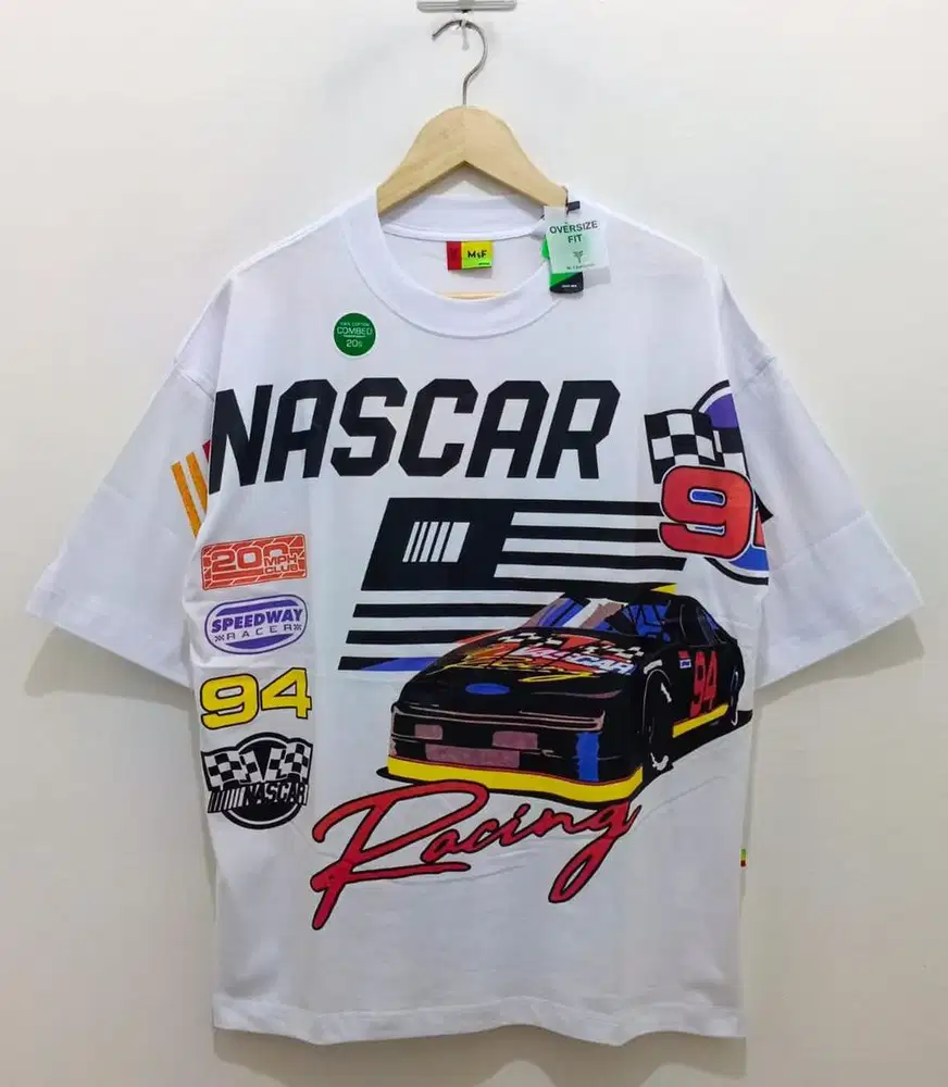 T SHIRT / KAOS NASCAR OVERSIZE BOXY