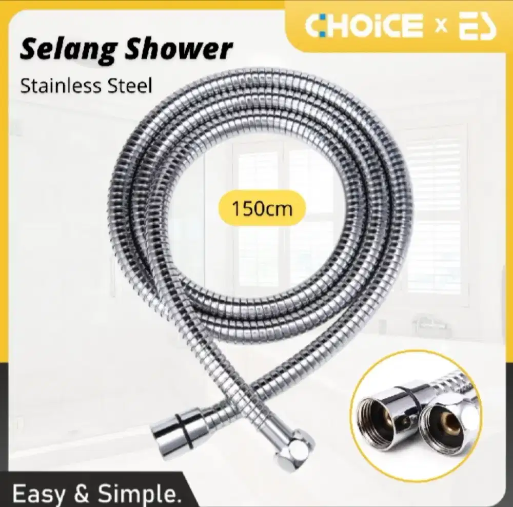 Selang Shower Steanles Closet