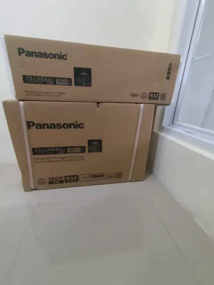 AC Panasonic 1/2PK CSLN5AKJ Baru New Unit Only
