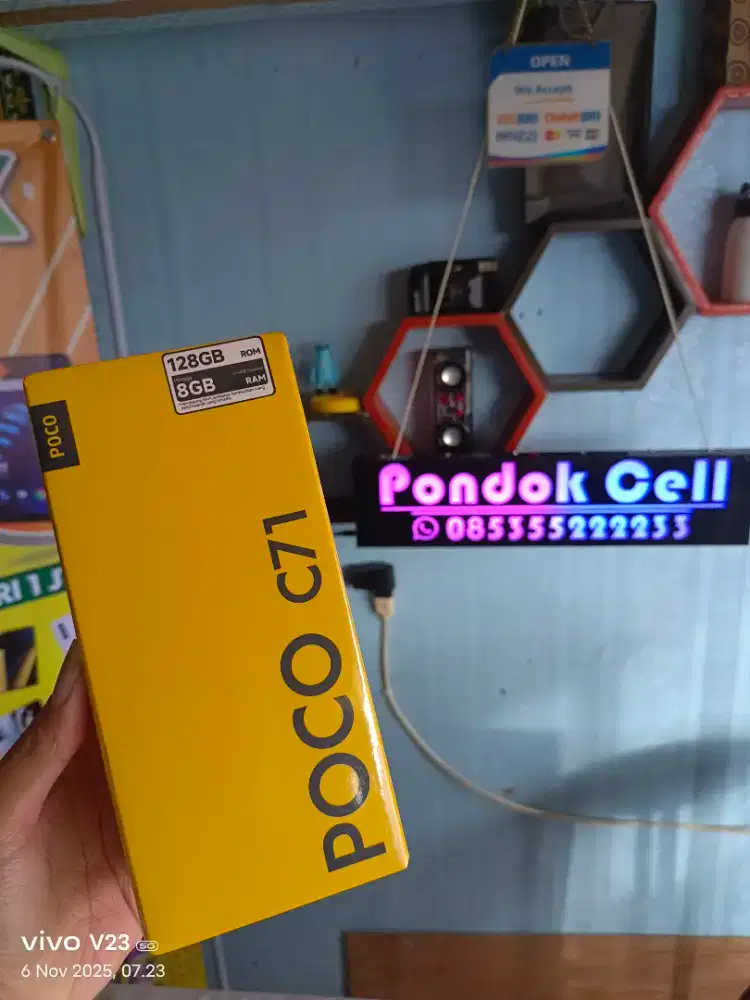 POCO C71 4/128 GARANSI RESMI BARU SEGEL