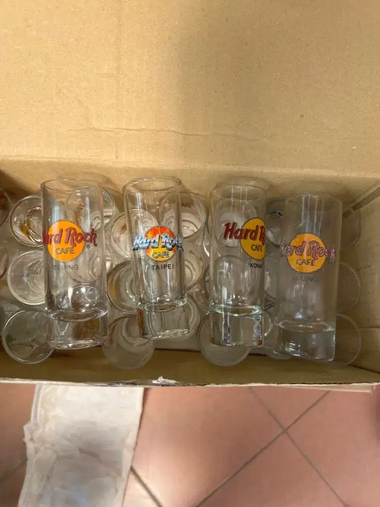 Hard Rock Cafe Gelas Shot Glass Kaca 30