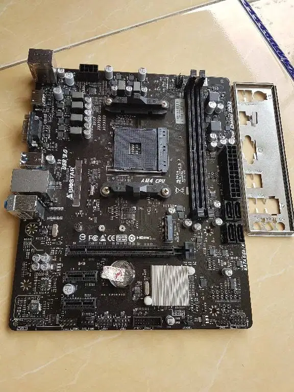 Motherboard Biostar B450MH AMD AM4 support Ryzen 5000 series