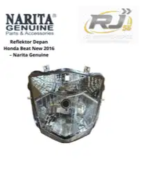 Reflektor Depan Honda Beat New 2016 – Narita Genuine