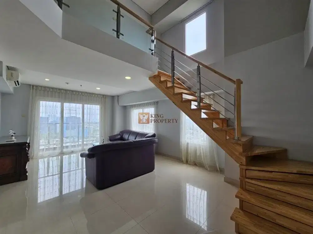 Siap Huni, Disewakan Loft 2 Lantai Eksklusif Maqna Residence Furnish Mewah, Dekat Puri Indah Mall, Lippo Mall