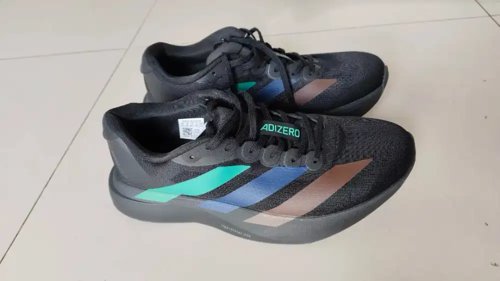 Sepatu Lari Adidas Adizero Evo SL Pharrel Humanrace Size 43 Black