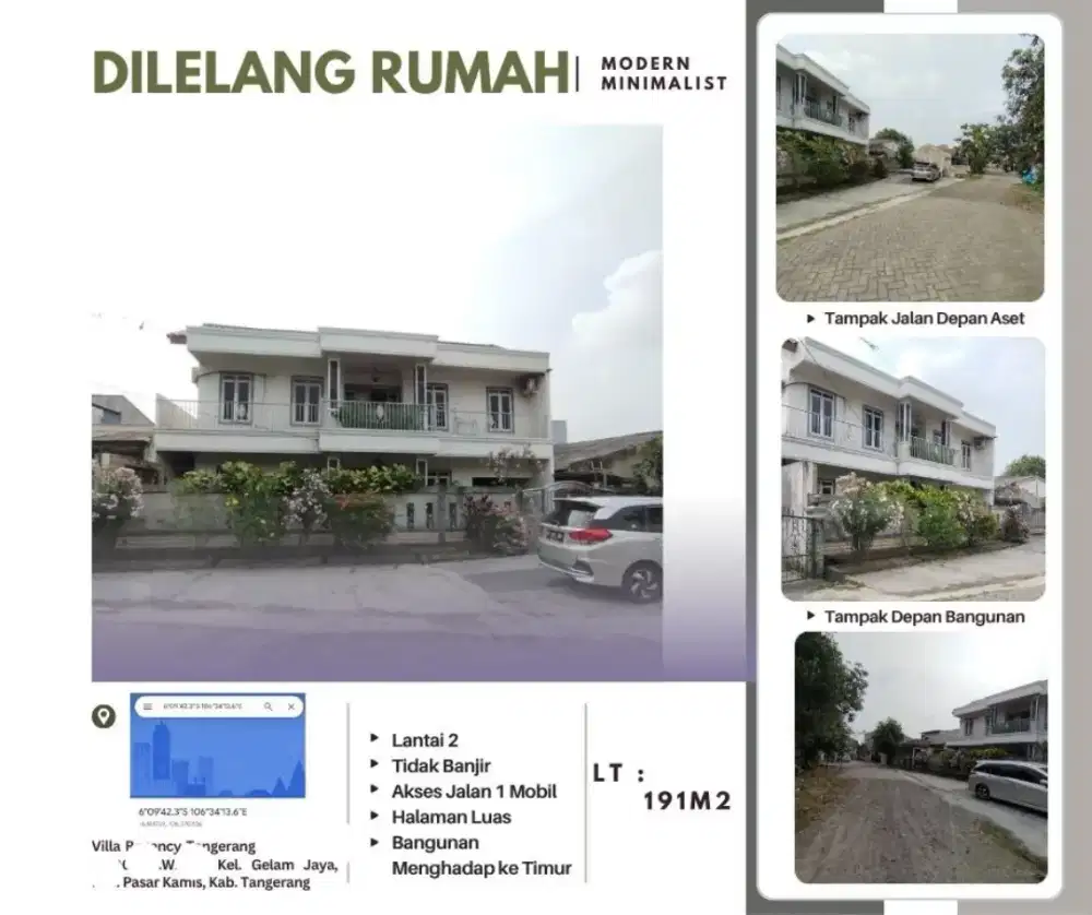 Dijual Rumah Villa Regency Pasar Kemis Tangerang